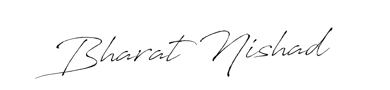 Antro_Vectra is a professional signature style that is perfect for those who want to add a touch of class to their signature. It is also a great choice for those who want to make their signature more unique. Get Bharat Nishad name to fancy signature for free. Bharat Nishad signature style 6 images and pictures png