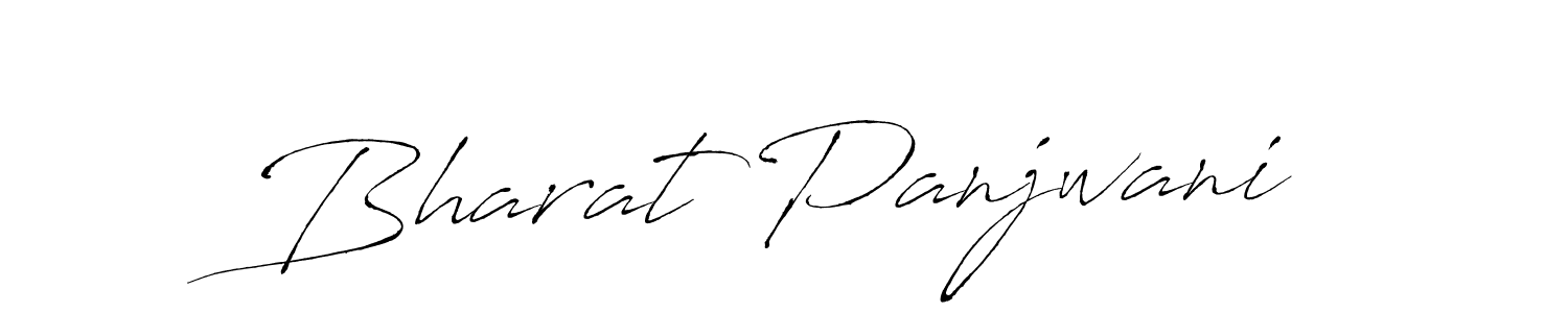 Make a beautiful signature design for name Bharat Panjwani. With this signature (Antro_Vectra) style, you can create a handwritten signature for free. Bharat Panjwani signature style 6 images and pictures png