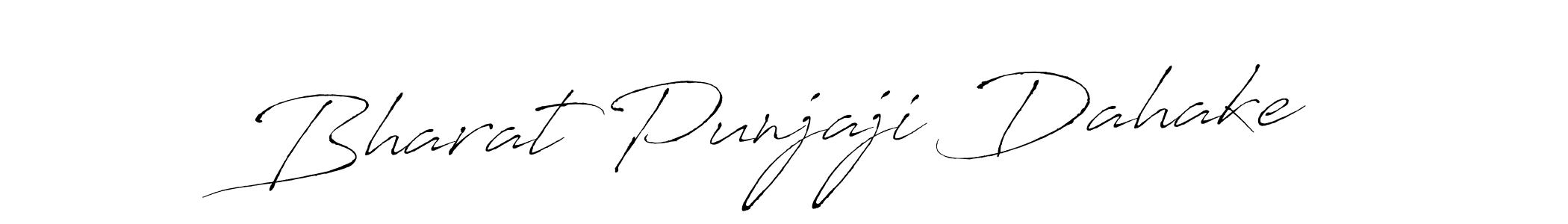 The best way (Antro_Vectra) to make a short signature is to pick only two or three words in your name. The name Bharat Punjaji Dahake include a total of six letters. For converting this name. Bharat Punjaji Dahake signature style 6 images and pictures png