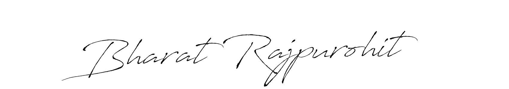 How to make Bharat Rajpurohit name signature. Use Antro_Vectra style for creating short signs online. This is the latest handwritten sign. Bharat Rajpurohit signature style 6 images and pictures png