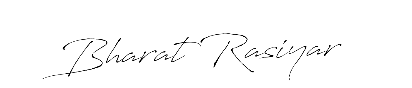 How to make Bharat Rasiyar name signature. Use Antro_Vectra style for creating short signs online. This is the latest handwritten sign. Bharat Rasiyar signature style 6 images and pictures png
