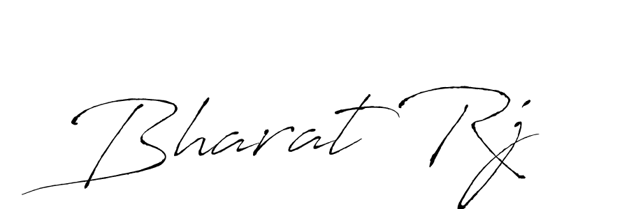 How to make Bharat Rj name signature. Use Antro_Vectra style for creating short signs online. This is the latest handwritten sign. Bharat Rj signature style 6 images and pictures png