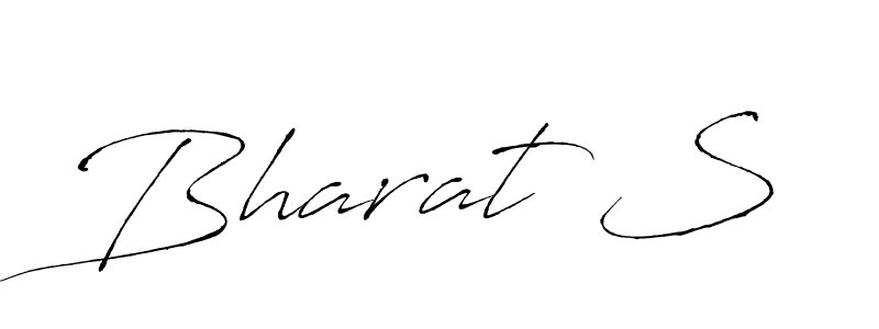How to make Bharat S signature? Antro_Vectra is a professional autograph style. Create handwritten signature for Bharat S name. Bharat S signature style 6 images and pictures png