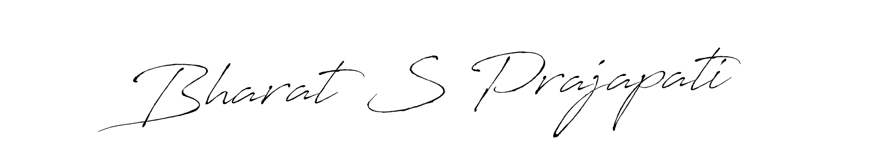 How to make Bharat S Prajapati signature? Antro_Vectra is a professional autograph style. Create handwritten signature for Bharat S Prajapati name. Bharat S Prajapati signature style 6 images and pictures png