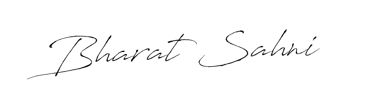 Make a beautiful signature design for name Bharat Sahni. With this signature (Antro_Vectra) style, you can create a handwritten signature for free. Bharat Sahni signature style 6 images and pictures png