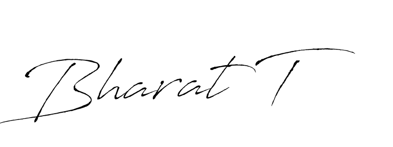 You should practise on your own different ways (Antro_Vectra) to write your name (Bharat T) in signature. don't let someone else do it for you. Bharat T signature style 6 images and pictures png