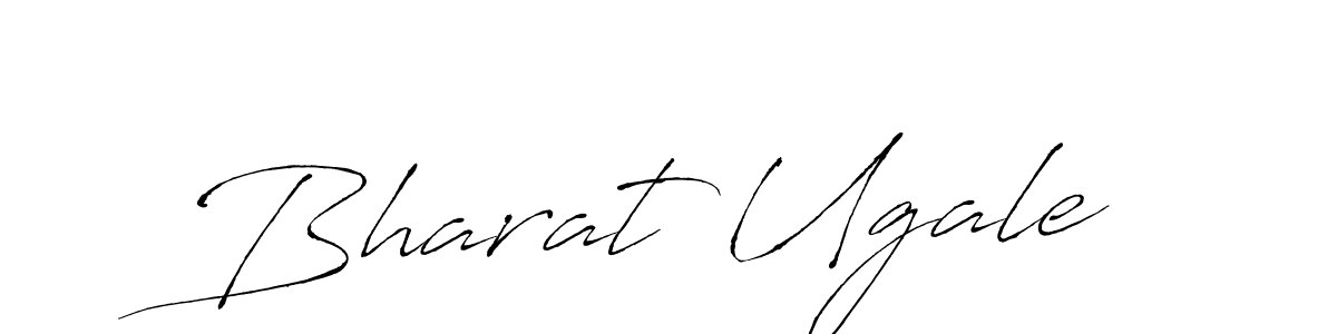 Antro_Vectra is a professional signature style that is perfect for those who want to add a touch of class to their signature. It is also a great choice for those who want to make their signature more unique. Get Bharat Ugale name to fancy signature for free. Bharat Ugale signature style 6 images and pictures png