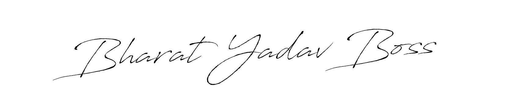 Design your own signature with our free online signature maker. With this signature software, you can create a handwritten (Antro_Vectra) signature for name Bharat Yadav Boss. Bharat Yadav Boss signature style 6 images and pictures png