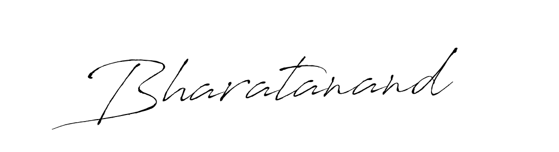 Make a beautiful signature design for name Bharatanand. With this signature (Antro_Vectra) style, you can create a handwritten signature for free. Bharatanand signature style 6 images and pictures png