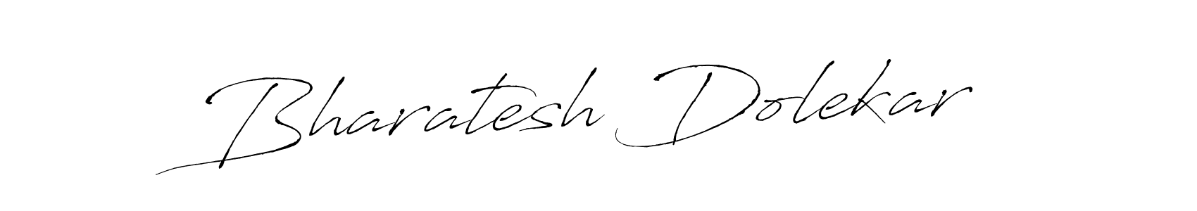 How to make Bharatesh Dolekar name signature. Use Antro_Vectra style for creating short signs online. This is the latest handwritten sign. Bharatesh Dolekar signature style 6 images and pictures png