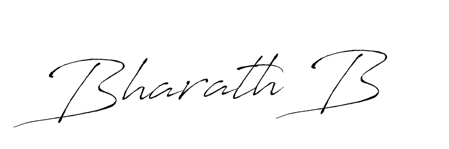 Make a beautiful signature design for name Bharath B. With this signature (Antro_Vectra) style, you can create a handwritten signature for free. Bharath B signature style 6 images and pictures png