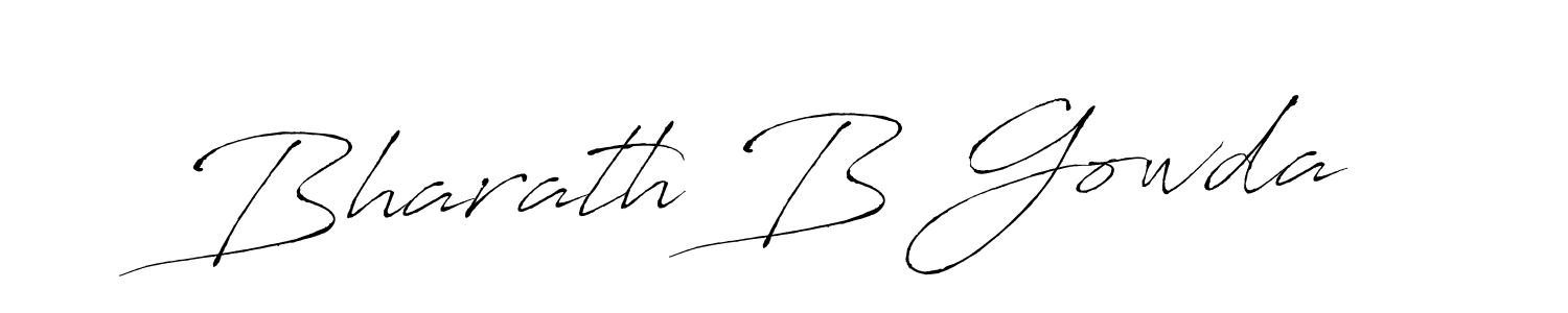 Use a signature maker to create a handwritten signature online. With this signature software, you can design (Antro_Vectra) your own signature for name Bharath B Gowda. Bharath B Gowda signature style 6 images and pictures png