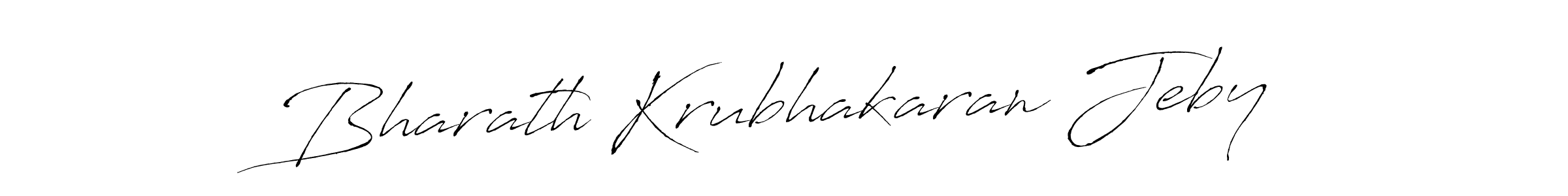 Also we have Bharath Krubhakaran Jeby name is the best signature style. Create professional handwritten signature collection using Antro_Vectra autograph style. Bharath Krubhakaran Jeby signature style 6 images and pictures png