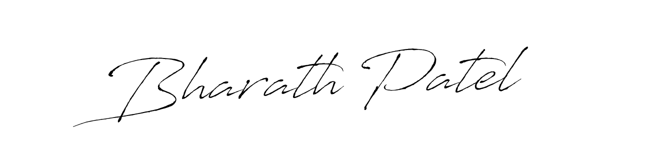 Make a beautiful signature design for name Bharath Patel. With this signature (Antro_Vectra) style, you can create a handwritten signature for free. Bharath Patel signature style 6 images and pictures png