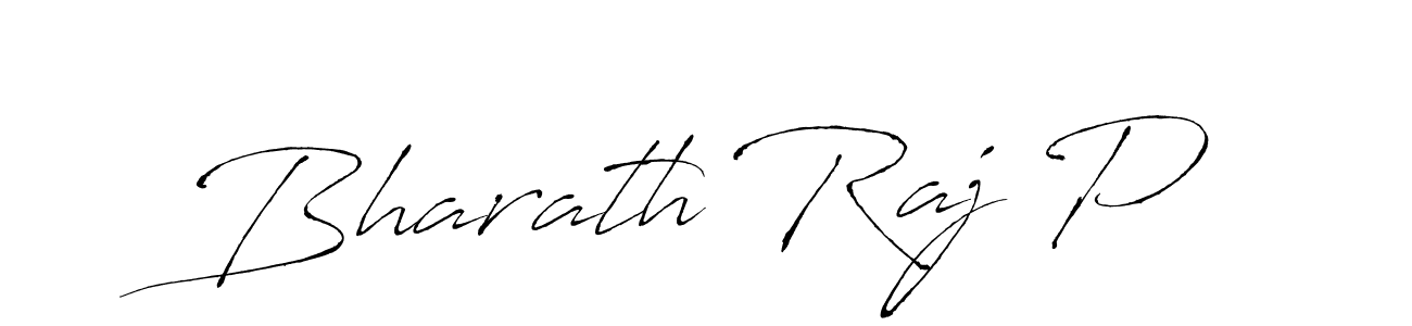 Make a beautiful signature design for name Bharath Raj P. With this signature (Antro_Vectra) style, you can create a handwritten signature for free. Bharath Raj P signature style 6 images and pictures png