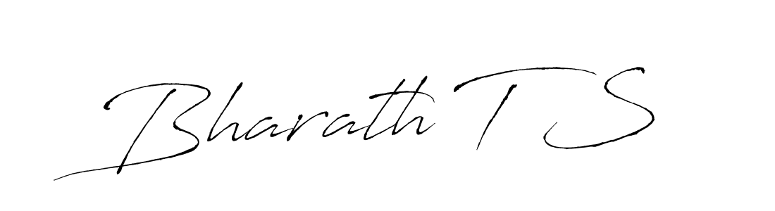 It looks lik you need a new signature style for name Bharath T S. Design unique handwritten (Antro_Vectra) signature with our free signature maker in just a few clicks. Bharath T S signature style 6 images and pictures png