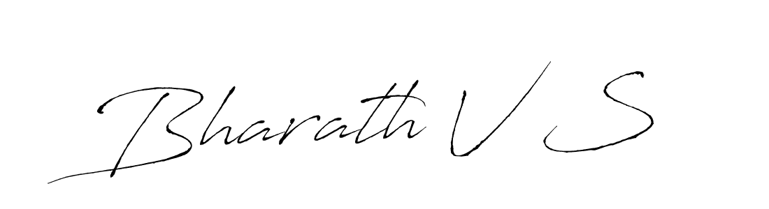 Also You can easily find your signature by using the search form. We will create Bharath V S name handwritten signature images for you free of cost using Antro_Vectra sign style. Bharath V S signature style 6 images and pictures png