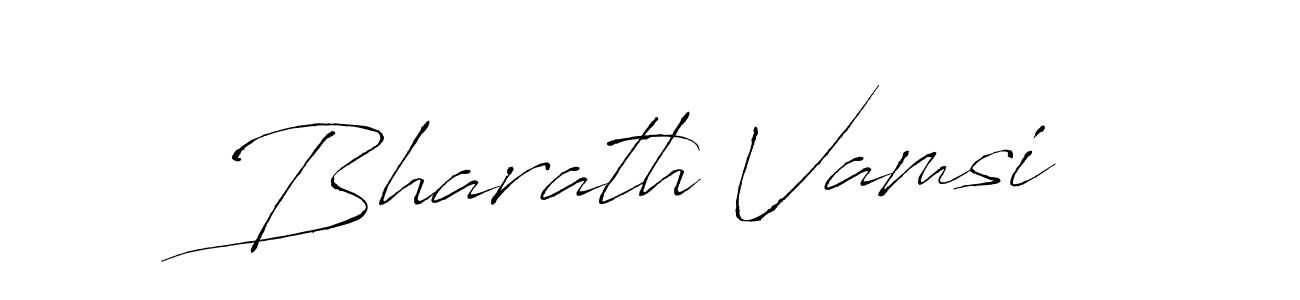 Use a signature maker to create a handwritten signature online. With this signature software, you can design (Antro_Vectra) your own signature for name Bharath Vamsi. Bharath Vamsi signature style 6 images and pictures png
