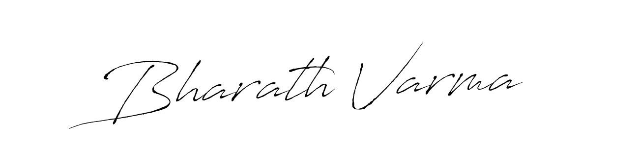 How to make Bharath Varma name signature. Use Antro_Vectra style for creating short signs online. This is the latest handwritten sign. Bharath Varma signature style 6 images and pictures png