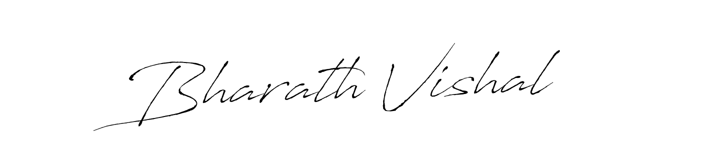 Create a beautiful signature design for name Bharath Vishal. With this signature (Antro_Vectra) fonts, you can make a handwritten signature for free. Bharath Vishal signature style 6 images and pictures png