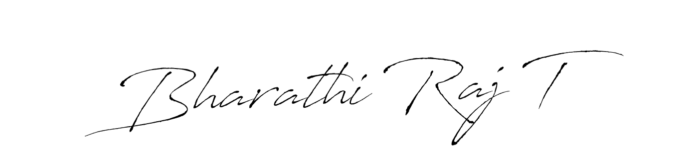 It looks lik you need a new signature style for name Bharathi Raj T. Design unique handwritten (Antro_Vectra) signature with our free signature maker in just a few clicks. Bharathi Raj T signature style 6 images and pictures png