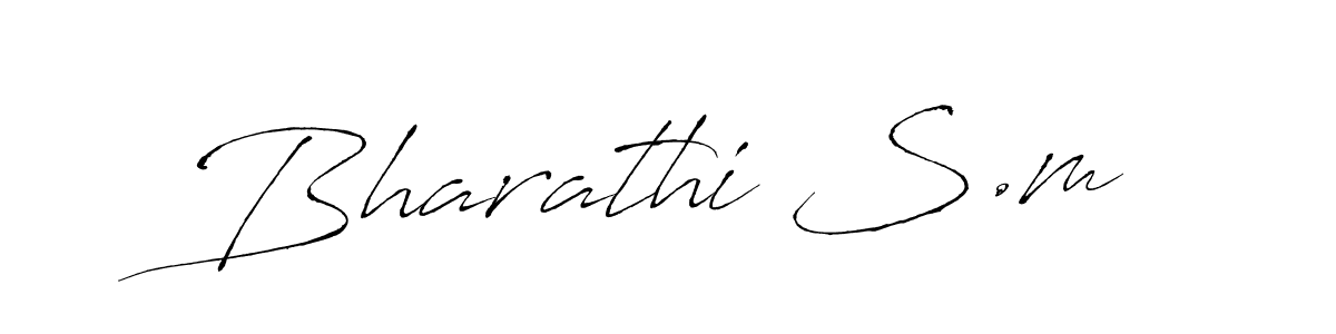 How to Draw Bharathi S.m signature style? Antro_Vectra is a latest design signature styles for name Bharathi S.m. Bharathi S.m signature style 6 images and pictures png