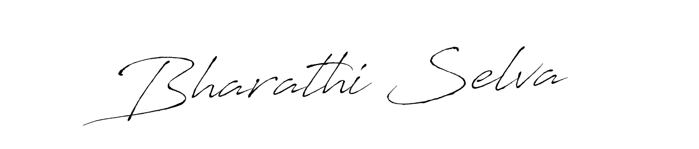 Use a signature maker to create a handwritten signature online. With this signature software, you can design (Antro_Vectra) your own signature for name Bharathi Selva. Bharathi Selva signature style 6 images and pictures png