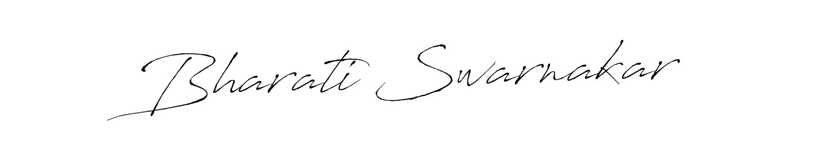 It looks lik you need a new signature style for name Bharati Swarnakar. Design unique handwritten (Antro_Vectra) signature with our free signature maker in just a few clicks. Bharati Swarnakar signature style 6 images and pictures png
