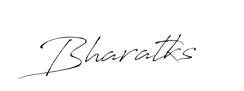 Use a signature maker to create a handwritten signature online. With this signature software, you can design (Antro_Vectra) your own signature for name Bharatks. Bharatks signature style 6 images and pictures png