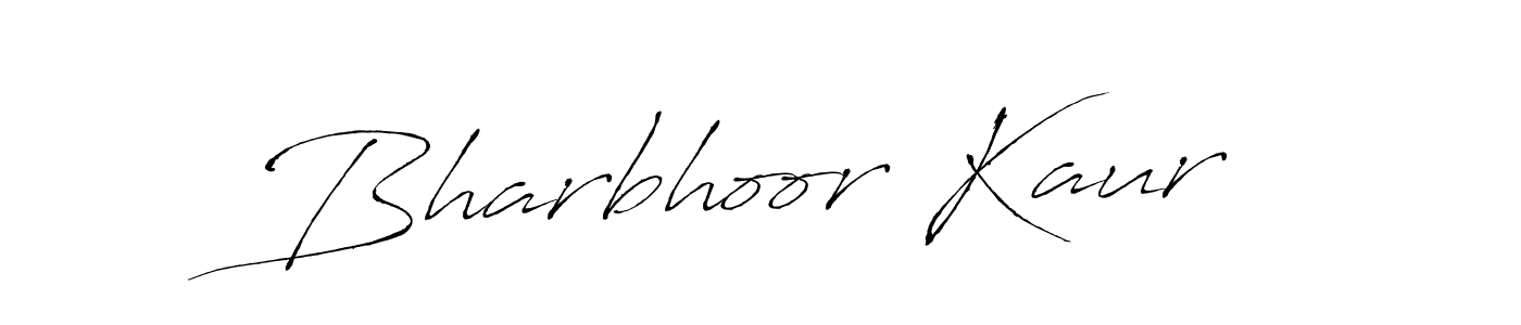 Use a signature maker to create a handwritten signature online. With this signature software, you can design (Antro_Vectra) your own signature for name Bharbhoor Kaur. Bharbhoor Kaur signature style 6 images and pictures png