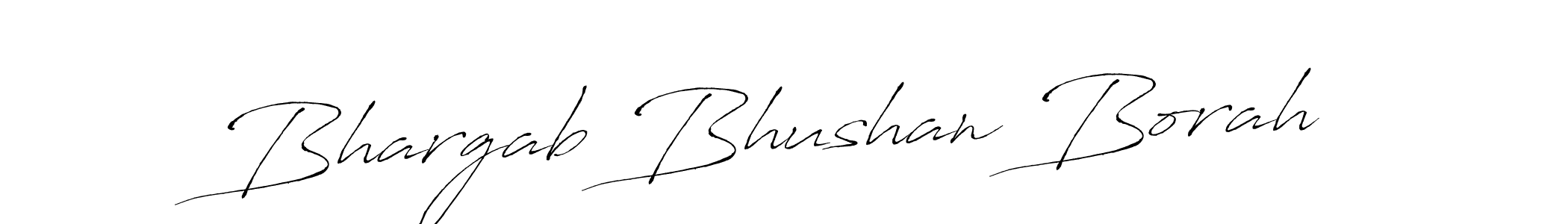 Create a beautiful signature design for name Bhargab Bhushan Borah. With this signature (Antro_Vectra) fonts, you can make a handwritten signature for free. Bhargab Bhushan Borah signature style 6 images and pictures png