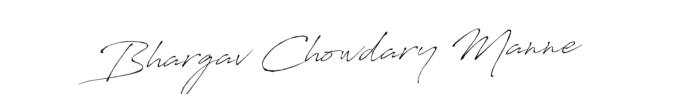 It looks lik you need a new signature style for name Bhargav Chowdary Manne. Design unique handwritten (Antro_Vectra) signature with our free signature maker in just a few clicks. Bhargav Chowdary Manne signature style 6 images and pictures png