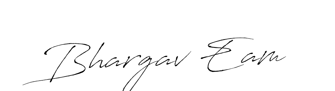 You should practise on your own different ways (Antro_Vectra) to write your name (Bhargav Eam) in signature. don't let someone else do it for you. Bhargav Eam signature style 6 images and pictures png