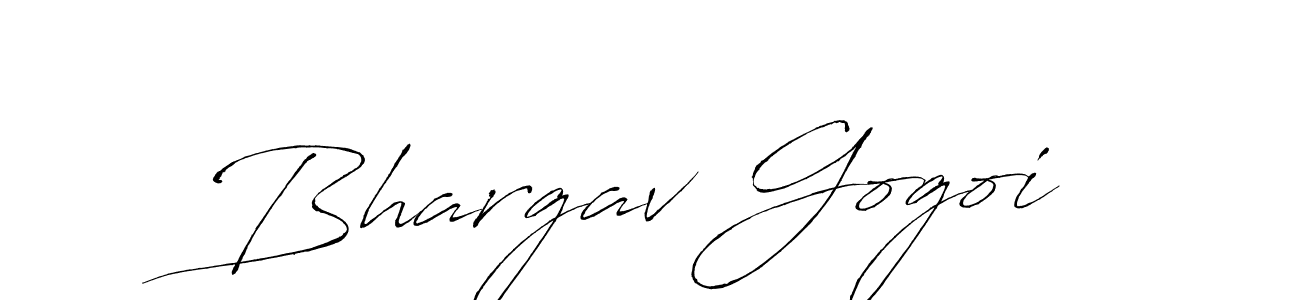 Make a beautiful signature design for name Bhargav Gogoi. With this signature (Antro_Vectra) style, you can create a handwritten signature for free. Bhargav Gogoi signature style 6 images and pictures png