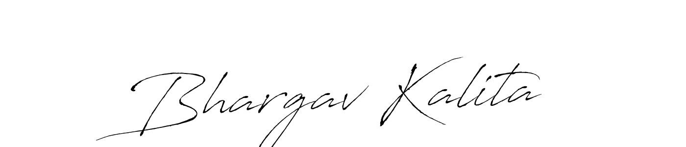 Make a beautiful signature design for name Bhargav Kalita. With this signature (Antro_Vectra) style, you can create a handwritten signature for free. Bhargav Kalita signature style 6 images and pictures png