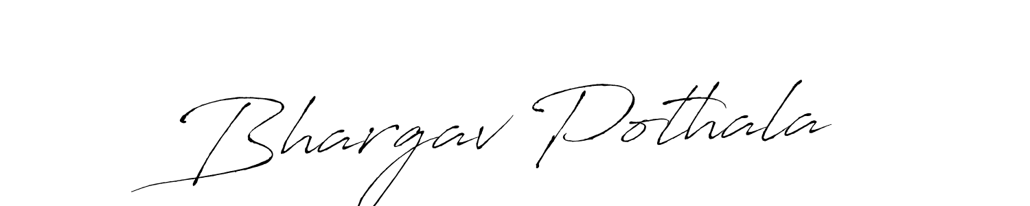 Also we have Bhargav Pothala name is the best signature style. Create professional handwritten signature collection using Antro_Vectra autograph style. Bhargav Pothala signature style 6 images and pictures png