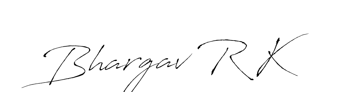 Create a beautiful signature design for name Bhargav R K. With this signature (Antro_Vectra) fonts, you can make a handwritten signature for free. Bhargav R K signature style 6 images and pictures png