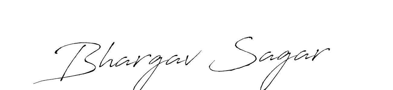 How to make Bhargav Sagar signature? Antro_Vectra is a professional autograph style. Create handwritten signature for Bhargav Sagar name. Bhargav Sagar signature style 6 images and pictures png