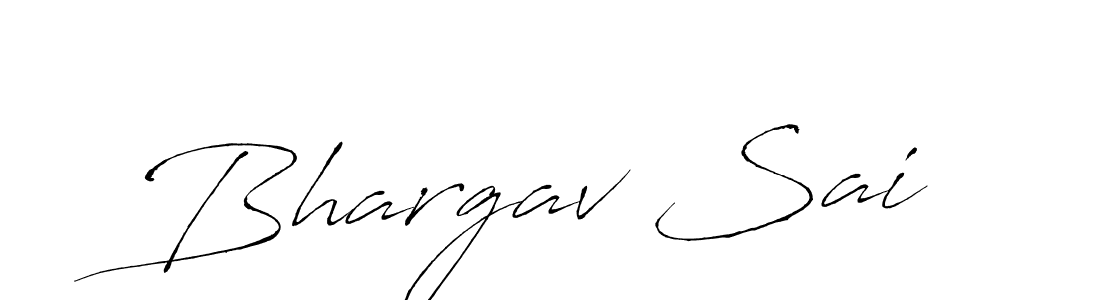 Make a beautiful signature design for name Bhargav Sai. With this signature (Antro_Vectra) style, you can create a handwritten signature for free. Bhargav Sai signature style 6 images and pictures png