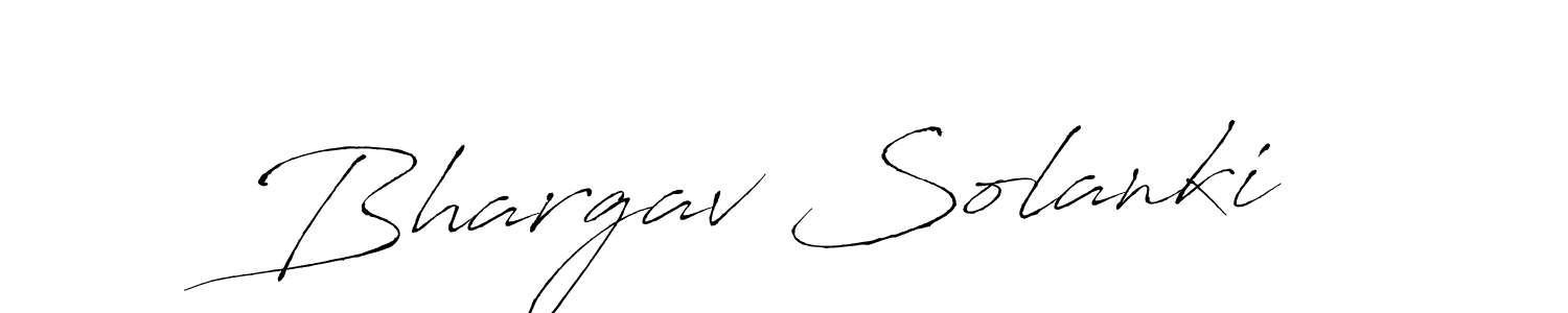 It looks lik you need a new signature style for name Bhargav Solanki. Design unique handwritten (Antro_Vectra) signature with our free signature maker in just a few clicks. Bhargav Solanki signature style 6 images and pictures png