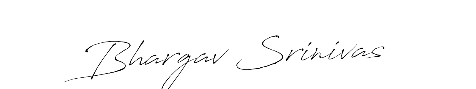 How to make Bhargav Srinivas signature? Antro_Vectra is a professional autograph style. Create handwritten signature for Bhargav Srinivas name. Bhargav Srinivas signature style 6 images and pictures png
