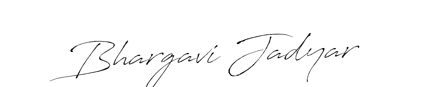 Bhargavi Jadyar stylish signature style. Best Handwritten Sign (Antro_Vectra) for my name. Handwritten Signature Collection Ideas for my name Bhargavi Jadyar. Bhargavi Jadyar signature style 6 images and pictures png