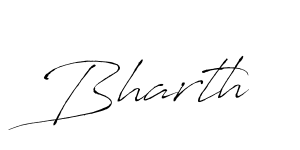 Bharth stylish signature style. Best Handwritten Sign (Antro_Vectra) for my name. Handwritten Signature Collection Ideas for my name Bharth. Bharth signature style 6 images and pictures png