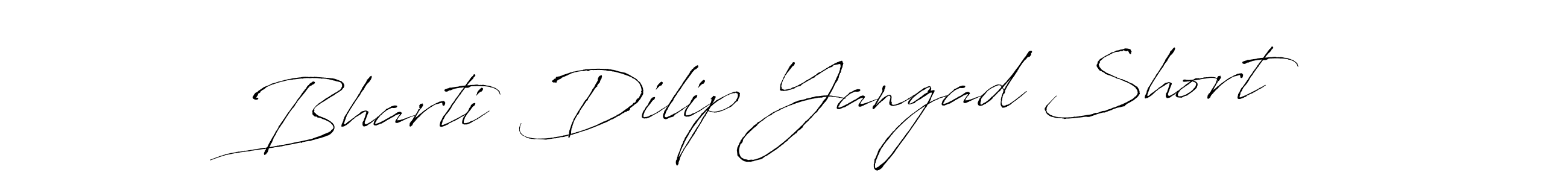 You can use this online signature creator to create a handwritten signature for the name Bharti  Dilip Yangad Short. This is the best online autograph maker. Bharti  Dilip Yangad Short signature style 6 images and pictures png