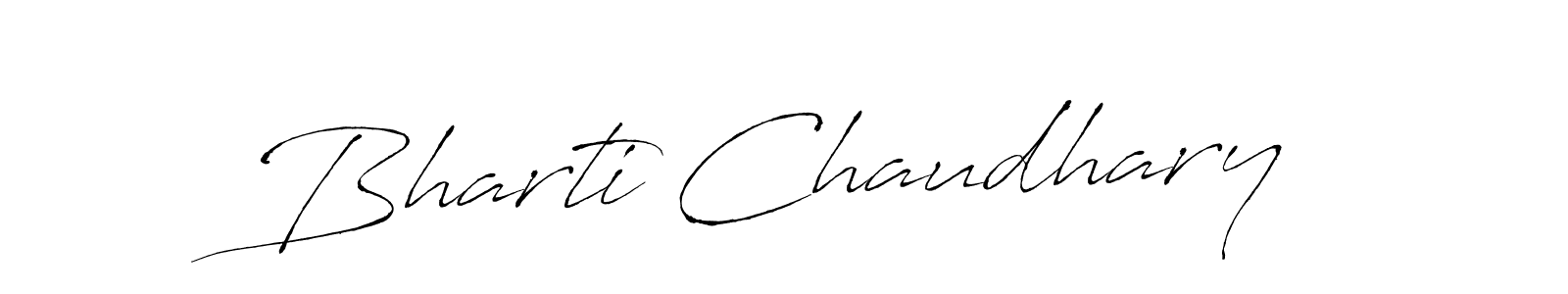 Make a beautiful signature design for name Bharti Chaudhary. With this signature (Antro_Vectra) style, you can create a handwritten signature for free. Bharti Chaudhary signature style 6 images and pictures png