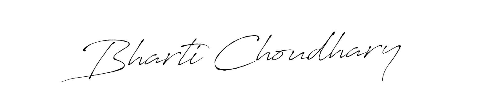 It looks lik you need a new signature style for name Bharti Choudhary. Design unique handwritten (Antro_Vectra) signature with our free signature maker in just a few clicks. Bharti Choudhary signature style 6 images and pictures png