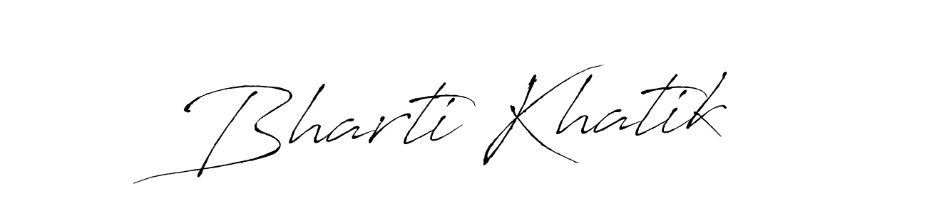 Here are the top 10 professional signature styles for the name Bharti Khatik. These are the best autograph styles you can use for your name. Bharti Khatik signature style 6 images and pictures png