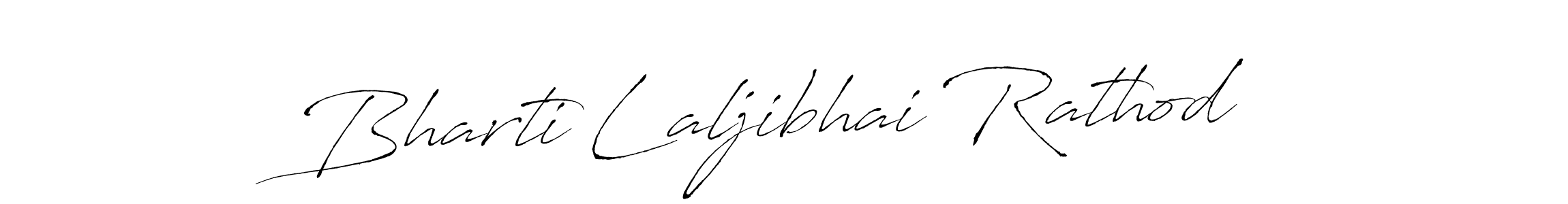 Create a beautiful signature design for name Bharti Laljibhai Rathod. With this signature (Antro_Vectra) fonts, you can make a handwritten signature for free. Bharti Laljibhai Rathod signature style 6 images and pictures png