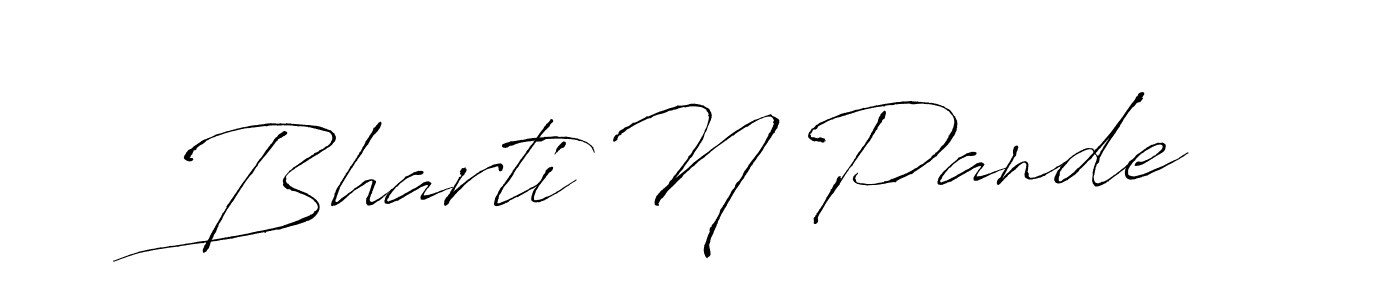 Make a short Bharti N Pande signature style. Manage your documents anywhere anytime using Antro_Vectra. Create and add eSignatures, submit forms, share and send files easily. Bharti N Pande signature style 6 images and pictures png
