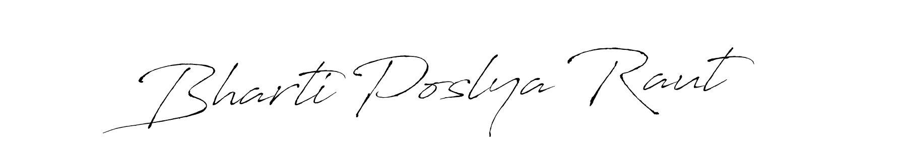 You can use this online signature creator to create a handwritten signature for the name Bharti Poslya Raut. This is the best online autograph maker. Bharti Poslya Raut signature style 6 images and pictures png